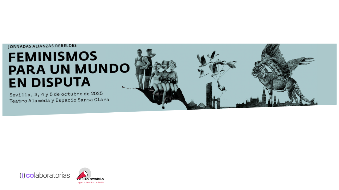 Cartel Feminismos para un mundo en disputa jornadas Sevilla